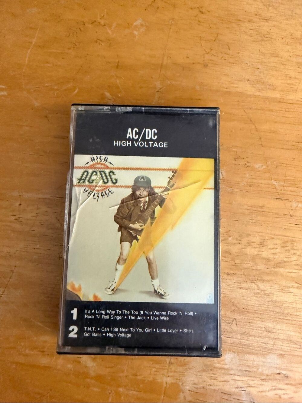 AC/DC High Voltage Cassette Tape Vintage Rock Album (9087)